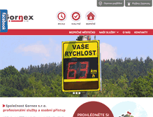 Tablet Screenshot of gornex.cz